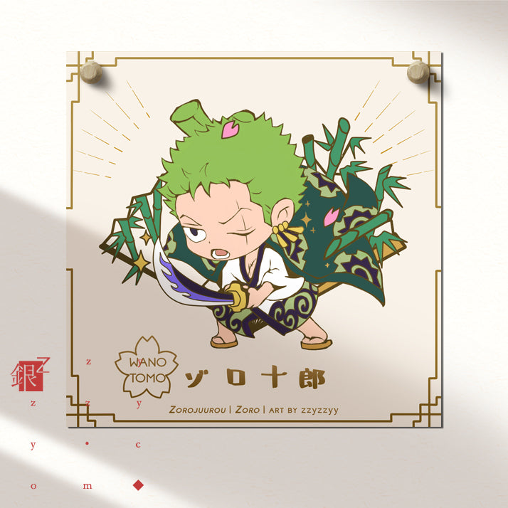 Chibi Wano Zoro | Sticker